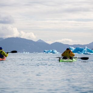 Průjezd ledovcovým polem.