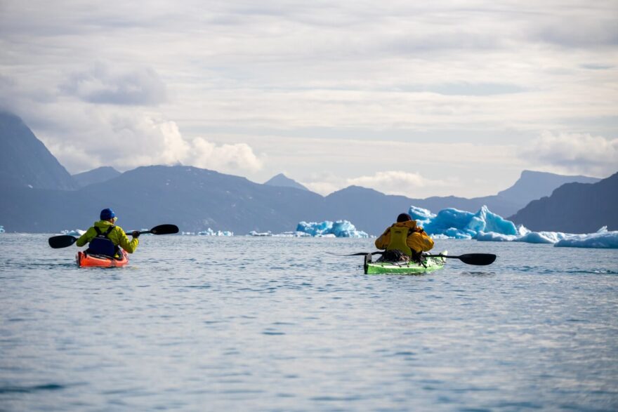 Průjezd ledovcovým polem.