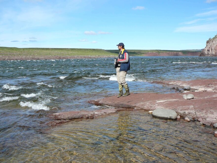 Druhá a nejsnadnější peřej z velkých čtyř na celé řece – Sand Rapids.