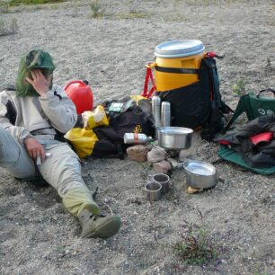 Vyčerpání na řece Coppermine.