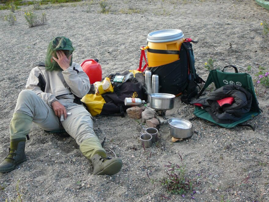 Vyčerpání na řece Coppermine.