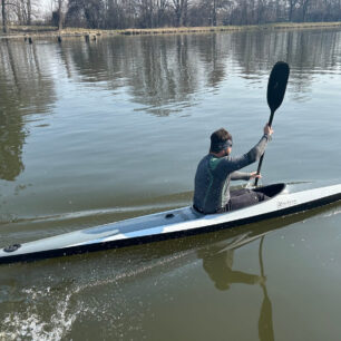 Testování probíhalo na domácím terénu - na Labi nad Přeloučí.