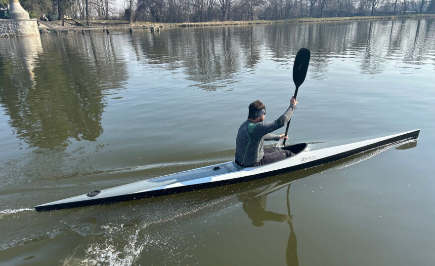 Testování probíhalo na domácím terénu - na Labi nad Přeloučí.