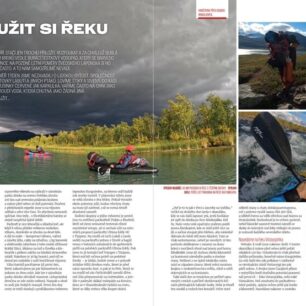 Packrafterská expedice na řeky v NP Abisko ve Švédsku.