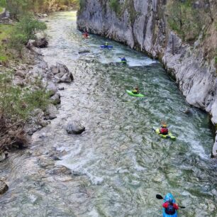 La Chéran. Soutěska Gorges de Prerouge.