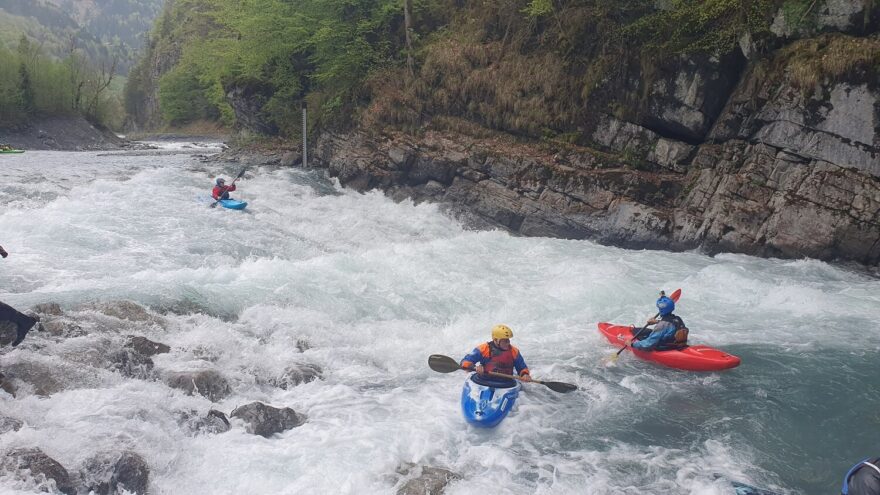 Vstupenka do soutěsky na řece Le Giffre.