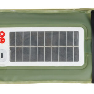 Nafukovací svítilna SOLAR je výborně sbalitelná.
