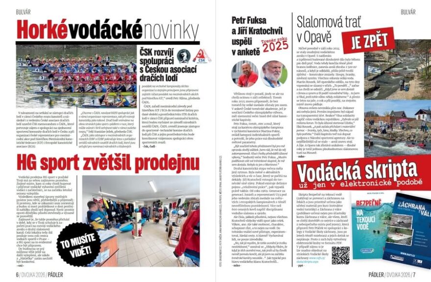 Vodácký bulvár.