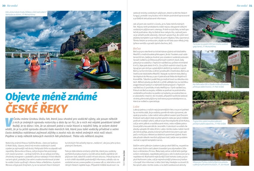 Prozkoumejte méně známé vodácké řeky v Česku.