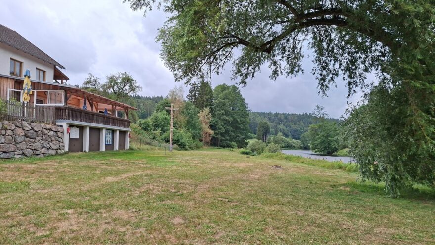 Tábořiště ve Wiesingu.