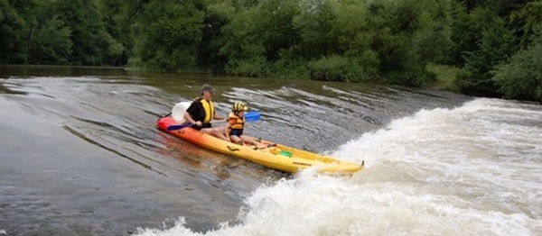 Sázava z Kácova do Českého Šternberka – s dětmi na sit-on-topu