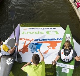 Prague Riverside Cross