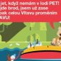 Nebuď Šrot, vyzývá projekt Jedu vodu k ochraně Vltavy před záplavou odpadků