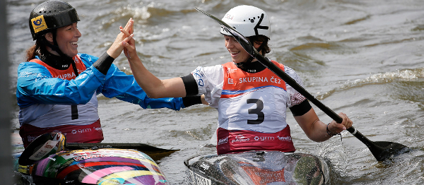 Závody Českého poháru Skupiny ČEZ ve vodním slalomu – Prskavec a Kudějová jsou v týmu, Hradilek mistrem České republiky