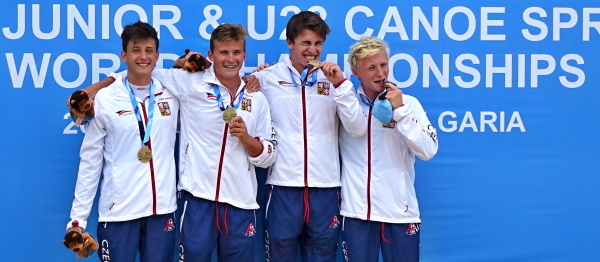 Čeští junioři zažili úspěšný červenec ve vodním slalomu i na hladké vodě