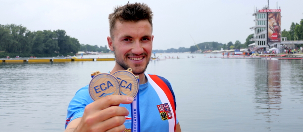 Cenné kovy pro české sportovce z Mistrovství Evropy v rychlostní kanoistice v srbském Bělehradě