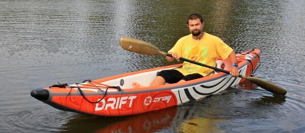 RECENZE: Zray Drift - nafukovací kajak s vlastnostmi pevné lodi