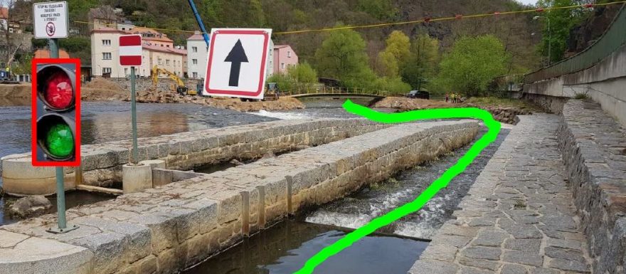 Podrobné informace k rekonstrukci jezu dolní v Lokti na Ohři a způsobu překonání staveniště pro vodáky
