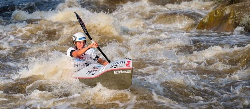 Český pohár ve sjezdu na divoké vodě vyvrcholil mistrovským šampionátem pod Lipenskou přehradou
