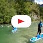 Oblíbená rakouská řeka Salza z pohledu paddleboardisty