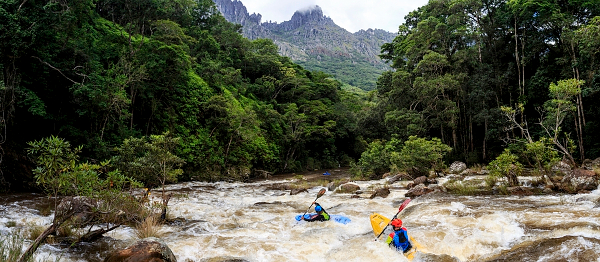Dobrodružné pádlování na divokovodních řekách v Zimbabwe 