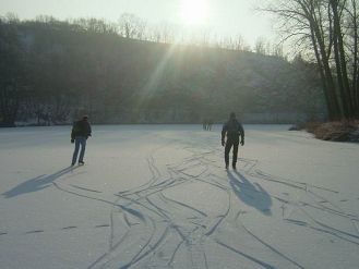 Berounka na bruslích Berounka na bruslích