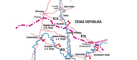 Hranice na řece Dyji jsou volné 