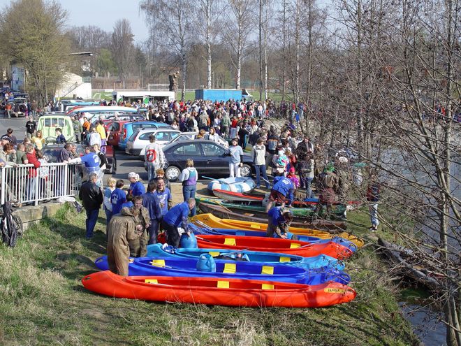 Splutí Mastníku ze Sedlčan do Radíče