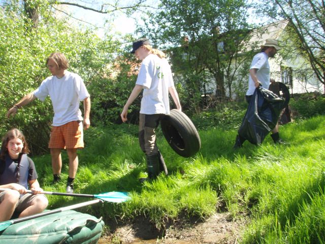 Čištění Ohře 2009