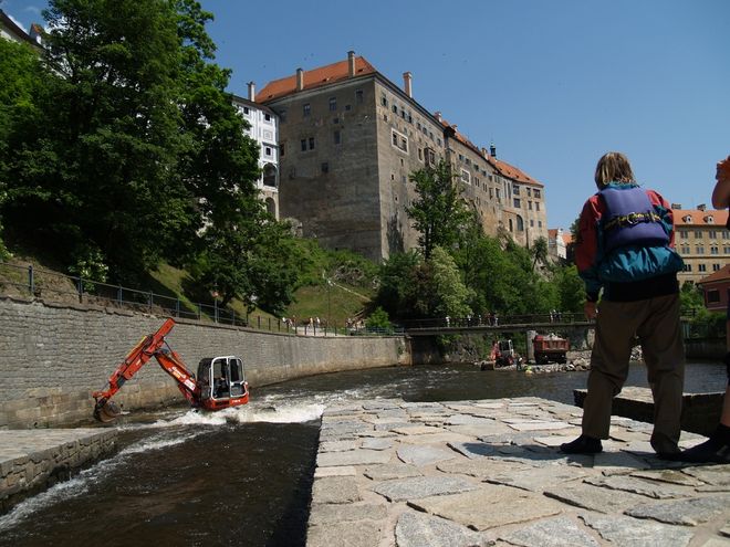 Protože bagr... (nová situace v Českém Krumlově)