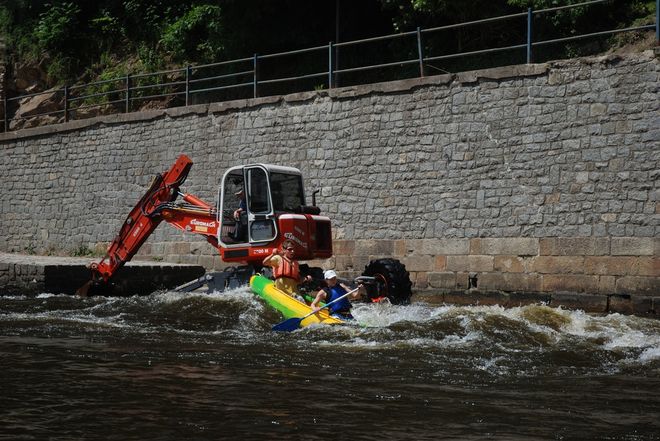 Protože bagr... (nová situace v Českém Krumlově)