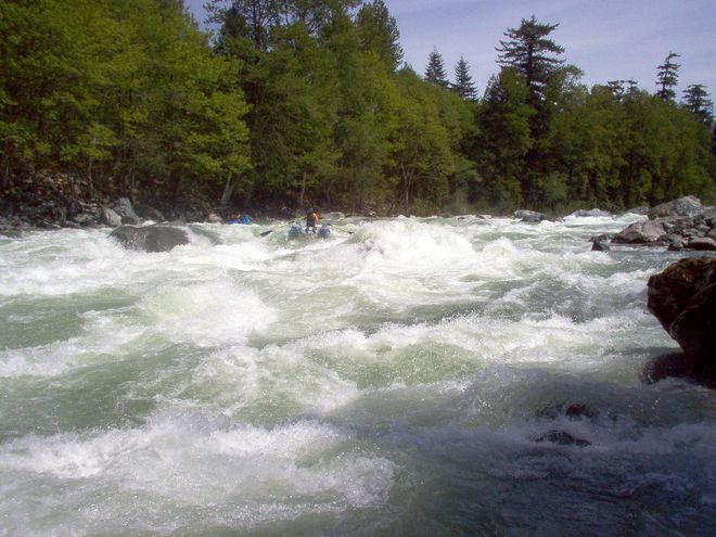 Jak se jezdí na raftu s americkýma drobečkama