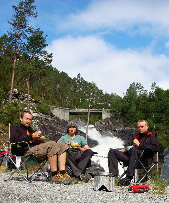 Český prvosjezd slajdu na řece Tysselva