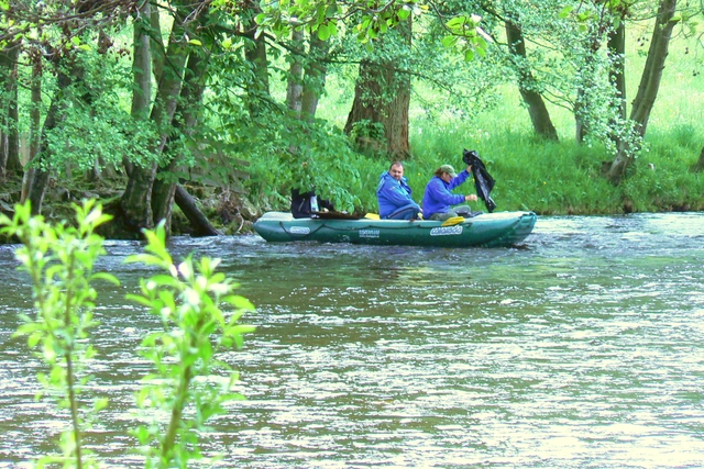 Čištění řeky Otavy 2010