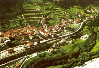 Langarone před sesuvem