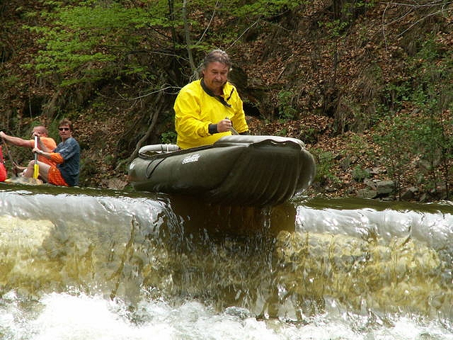 Sraz vodáků na Orlici v „Litickém oblouku“