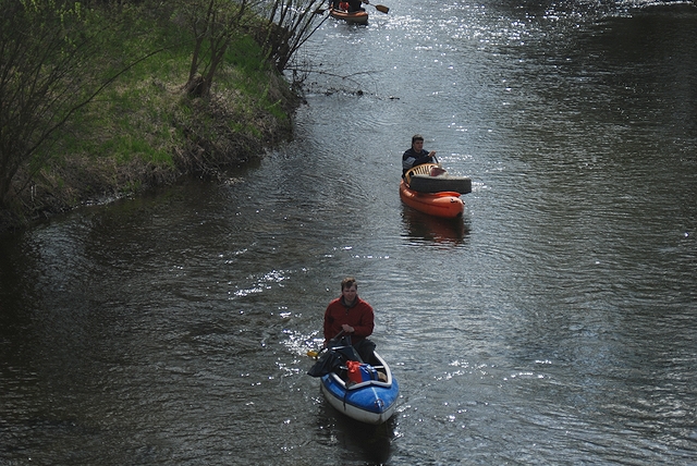 Vodáci čistili Chrudimku
