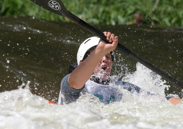 Moravice v zajetí vodáků