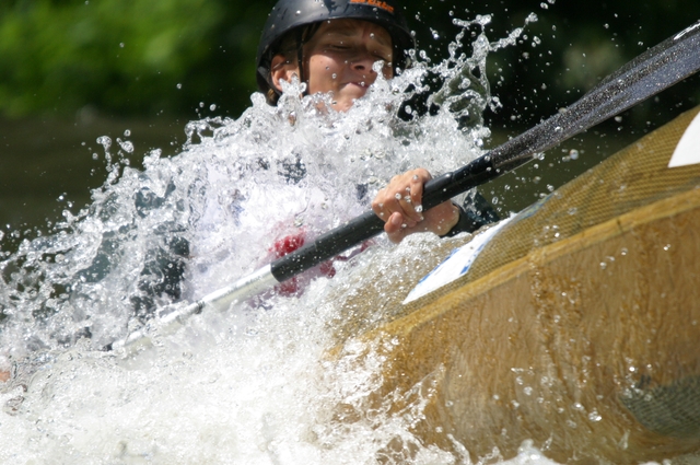 Moravice v zajetí vodáků