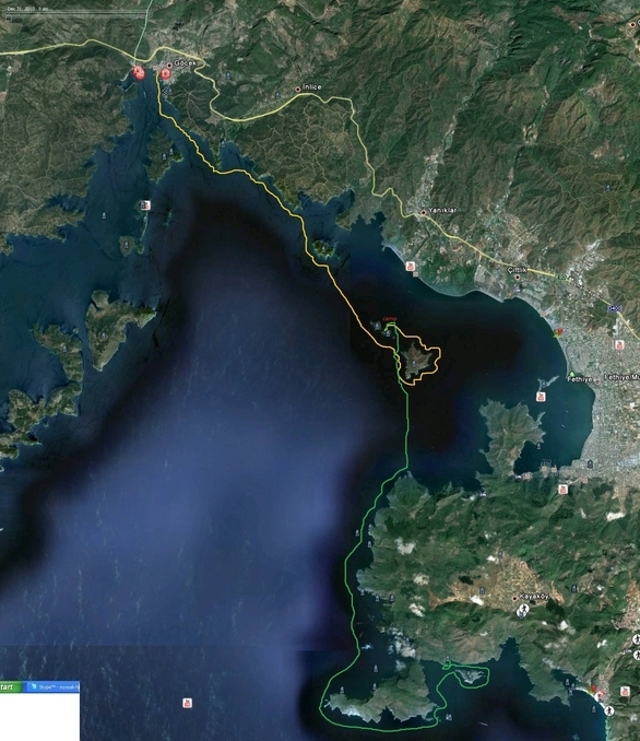 Turecko viděné z moře