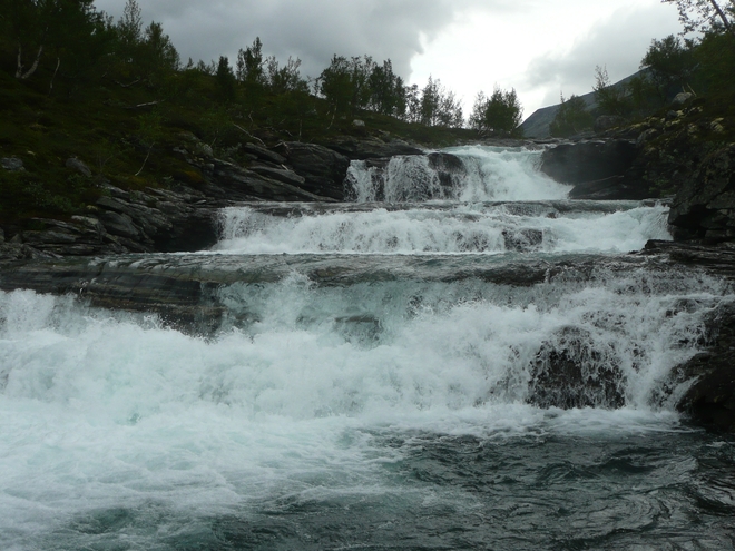 Neznámý norský potok kousek od horní Jori