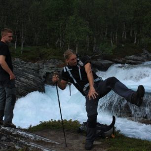 Neznámý norský potok kousek od horní Jori