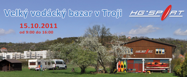 Velký vodácký bazar v Troji (PR)