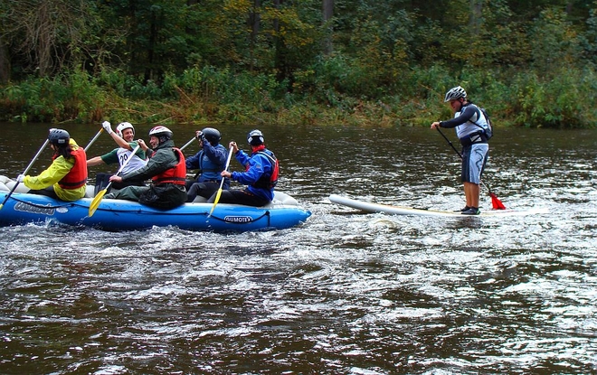 Krumlovský Maraton 2011 na SUPovi