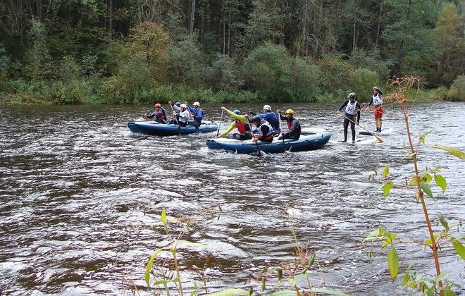 Krumlovský Maraton 2011 na SUPovi