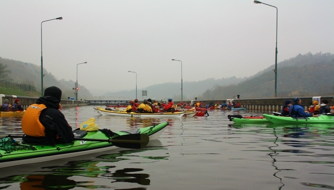 Na seakajaku z Prahy do Mělníka