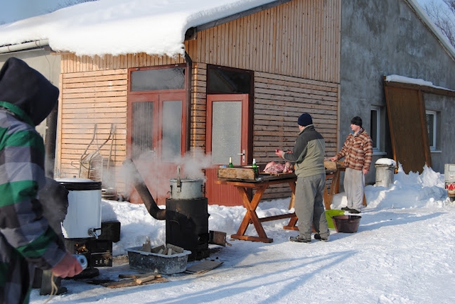 Zimný splav Dunajca