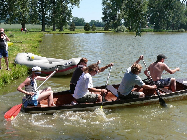 Vodácký den skautů z Ronova