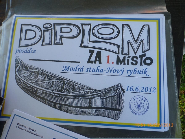 Vodácký den skautů z Ronova