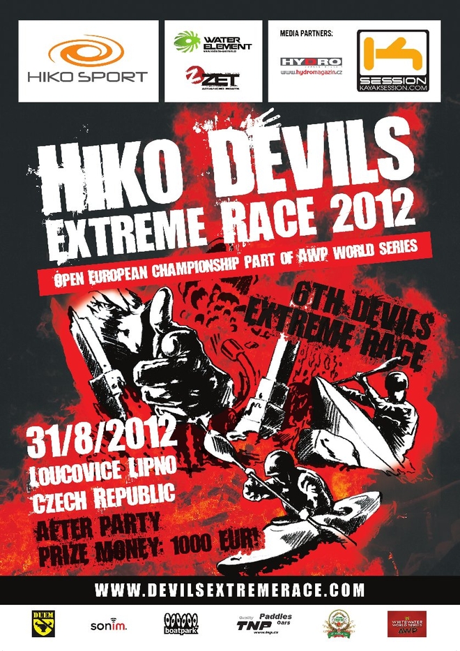 Čertovy proudy budou hostit Mistrovství Evropy v extrémním kayakingu